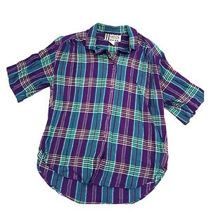 Vintage Forenza button down plaid shirt